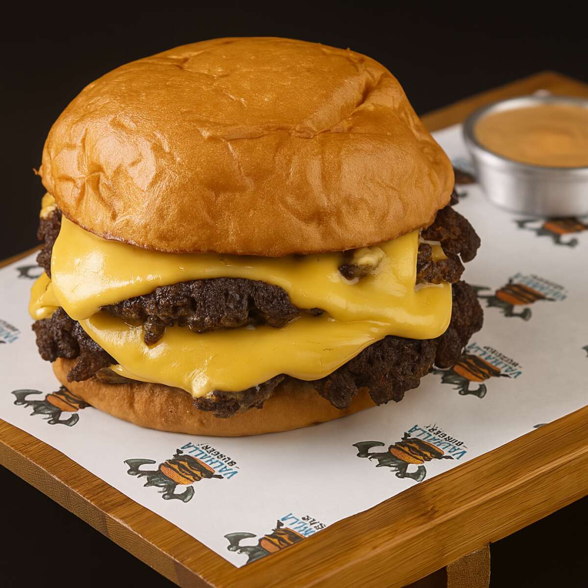 Viking Cheeseburger Doble